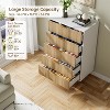Modern 5 Drawer Dresser for Bedroom with Gold Handle and Large Drawer - 3 of 4