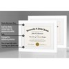 Americanflat 11x14 White Diploma Frame | Certificate Frame Displays 8.5x11 Diplomas with Mat or 11x14 Inch Without Mat - 2 pack - 4 of 4