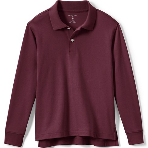 kids burgundy polo shirt