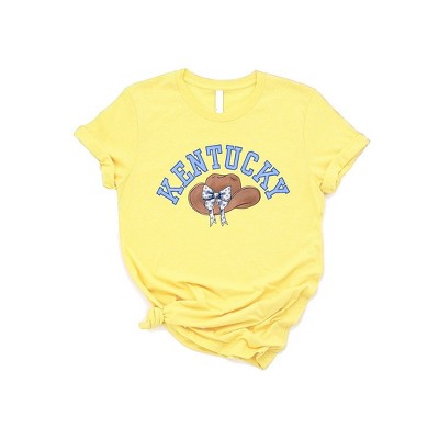 Simply Sage Market Women's Kentucky Hat With Bow Short Sleeve Graphic Tee