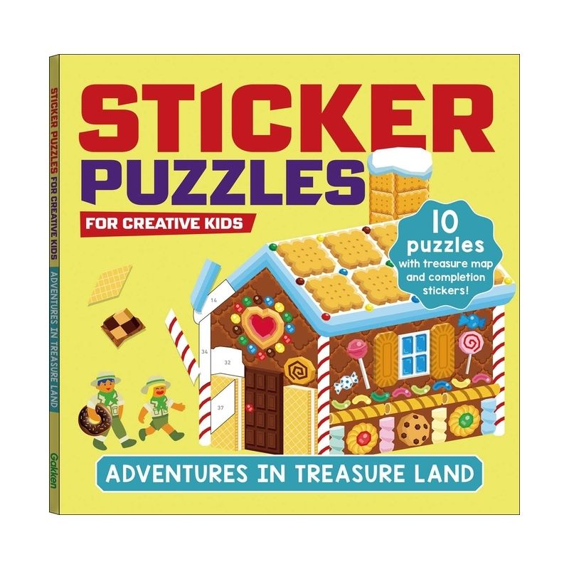 Sticker Puzzles; Adventures in Treasureland - by  Gakken Early Childhood Experts (Paperback), 1 of 2