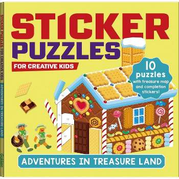 Sticker Puzzles; Adventures in Treasureland - by  Gakken Early Childhood Experts (Paperback)