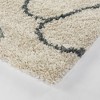 Balta Rugs 5'3"x7' Sara Floral Plush Teen Rug Cream: High Pile, Stain-Resistant, Geometric Pattern, Indoor Use - 4 of 4