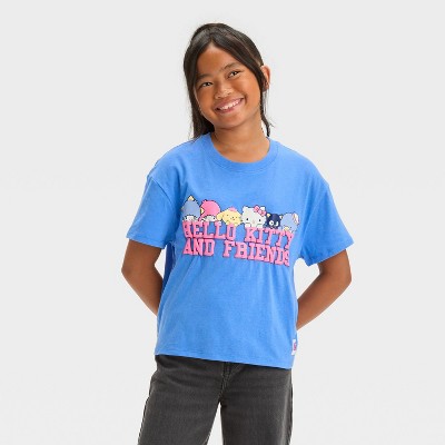 Girls' Hello Kitty & Friends Short Sleeve Graphic T-Shirt - Blue