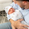 Sweet Jojo Designs Girl Baby Cocoon and Beanie Hat Swaddle Wrap Desert Sun Pink Mauve, Taupe and White 2pc - 3 of 4