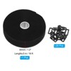 Unique Bargains Nylon Hook and Loop Reusable Adjustable Cord Ties 1.2in x 16Ft Black with 20 Pcs Plastic Buckles - 2 of 4
