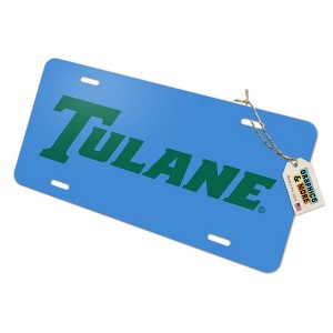 Tulane University Secondary Logo Novelty Metal Vanity Tag License Plate - 1 of 4