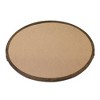 18.4" x 14.2" Rustic Oval Wood Tray with Distressed Mirror Base Brown - Stonebriar Collection - image 4 of 4