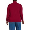 Lands' End Women's Relaxed Cotton Long Sleeve Mock Turtleneck - 2 of 3