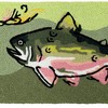 Jellybean Brook Trout Washable Doormat – 20"x30" Rustic Fishing-Inspired Indoor/Outdoor, Perfect Accent Mat for Cabin or Entryway - 2 of 3