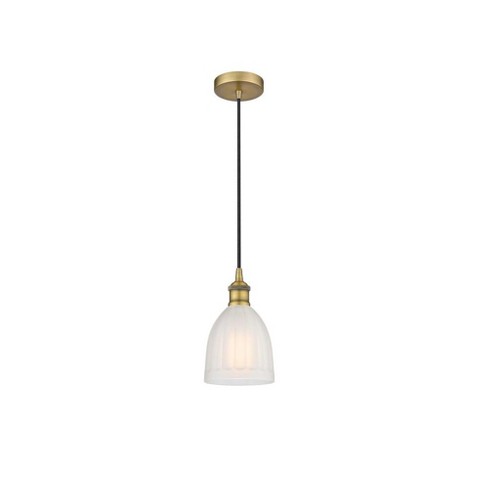 Innovations Lighting Brookfield 1 - Light Pendant in  Brushed Brass - image 1 of 1