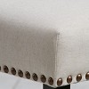 Set of 2 Brunello Dining Chair Cream - Christopher Knight Home: Polyester Upholstery, Hardwood Frame, Spot Clean - 3 of 4