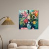 Art Remedy Vase of Bright Tropical Flowers Vase Paintings Unframed - 2 of 4