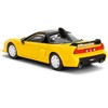 1995 Honda NSX-R GT RHD (Right Hand Drive) Yellow with Black Top "Collection" Series 1/64 Diecast Model Car by Majorette - 3 of 4