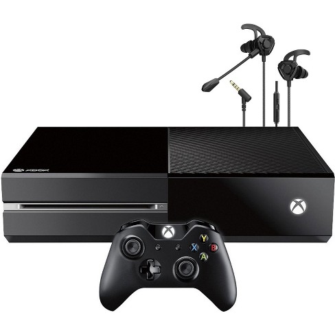 Microsoft Xbox One 500gb Black Gaming Console With Battle Buds Manufacturer  Refurbished : Target