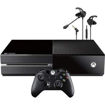 Microsoft Xbox One 500GB Black Gaming Console With Battle Buds Manufacturer Refurbished
