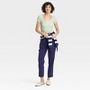 Women's Slim Fit Short Sleeve Ribbed Scoop Neck T-Shirt - A New Day™ - 3 of 4