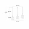 Elk Home Danica 3 - Light Island Pendant Light in  Oiled Bronze - 2 of 3
