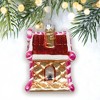 Sweet Treat Cottage Candy Lane House Glass Christmas Ornament| OrnamentallyYou - 4 of 4