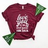Simply Sage Market To The End Zone And Back Short Sleeve Tee - 3 of 4