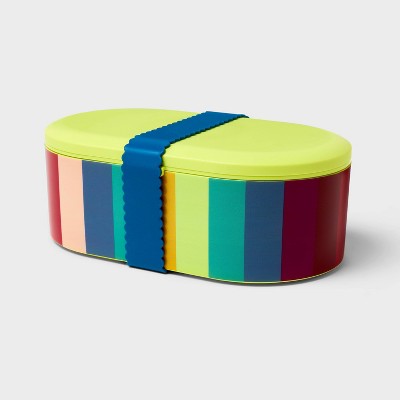 Rainbow Striped Lunch Bento Box - Tabitha Brown for Target