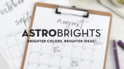 Astrobrights Neenah Cardstock 8.5 X 11 65lb 75ct Bright White