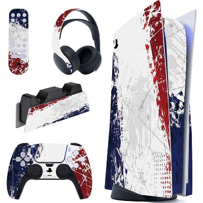 Aghana Digitals Full Set Skin Decal for PS5 Console Disc Edition