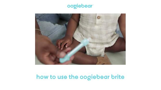 oogiebear Dual Nasal Booger and Ear Wax Remover with LED Light for Newborns, Infants and Toddlers - Aspirator Alternative - 2pk, 2 of 14, play video