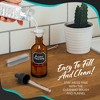 Nevlers Leakproof Amber Glass Dropper Bottles - 2oz (Pack of 24) - 4 of 4
