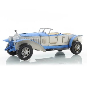 Old Modern Handicrafts 1928 17EX Sports Rolls Royce Phantom Model Car – 100% Iron Frame, Rolling Wheels, Detailed Miniature, 13.5" - 1 of 4