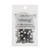 Crystal Lane DIY 288pcs SS30 (6.5mm) Black Diamond Glass Round Flat Back Rhinestones - 2 of 4
