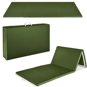 Best Choice Products 10ftx4ftx2in Folding Gymnastics Mat 4-Panel Exercise Workout Floor Mats w/ Handles - 1 of 4