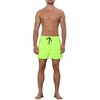 Lars Amadeus Men's Beach Solid Drawstring Elastic Waist Summer Board Shorts - 2 of 4