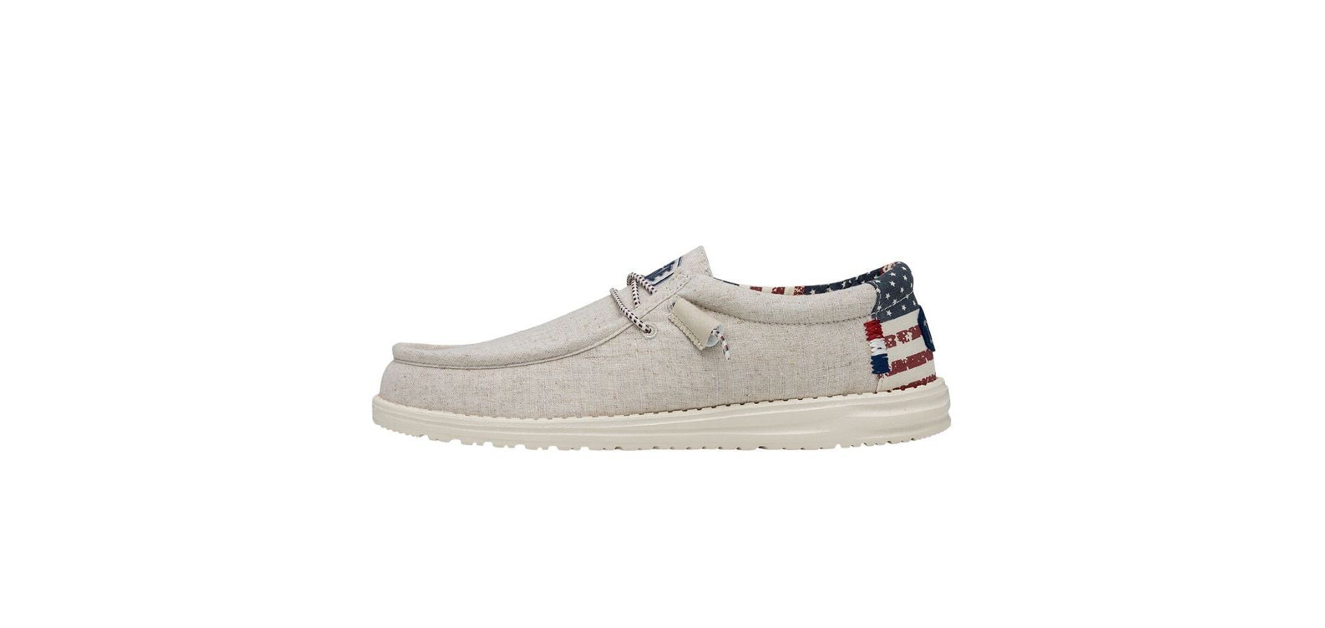 Hey Dude Wally Patriotic - Mens Comfortable Slip on Shoes
