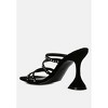 Face Me Studded Spool Heel Multi Strap Sandals - 3 of 4