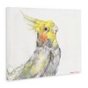 Stupell Industries Cockatiel Bird Portrait Tropical Yellow Grey Pet Canvas Art - 2 of 4