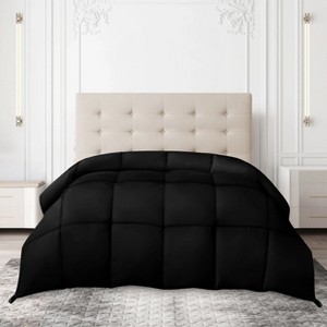 Down Alternative Comforter Ultra Soft All Season Solid Color Comforter with Corner Tabs Microfiber Duvet Insert - Lux Decor Collection - 1 of 4