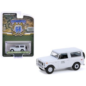 1970 Harvester Scout "United States Navy" Light Gray "Battalion 64" Series 4 1/64 Die Cast Model Car by Greenlight - 1 of 3