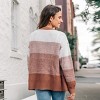Women's Brown Ombre Long Sleeve Button Up Cardigan - Cupshe - 4 of 4