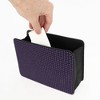 Unique Bargains Car Trash Can Portable Seat Back Trash Bin Purple 1 Pc - 4 of 4