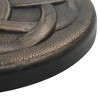 vidaXL Parasol Base Round Polyresin 41.9 lb Bronze - 4 of 4