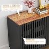 GDFStudio Paloma 47.25'' Modern Slatted Grille Striped 6-Drawer Dresser - 4 of 4