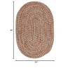 Colonial Mills Carrington Tweed - Terracotta 2x4 - 4 of 4