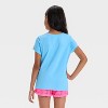 Girls' Short Sleeve Underwater Graphic T-Shirt - Cat & Jack™ Sky Blue - 3 of 4