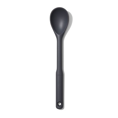 New OXO Good Grips Grey Silicone Utensils - Set of 3 Spoon, Ladle & Lifter