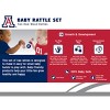 Baby Fanatic Wood Rattle 2 Pack - NCAA Arizona Wildcats Baby Toy Set - 3 of 4