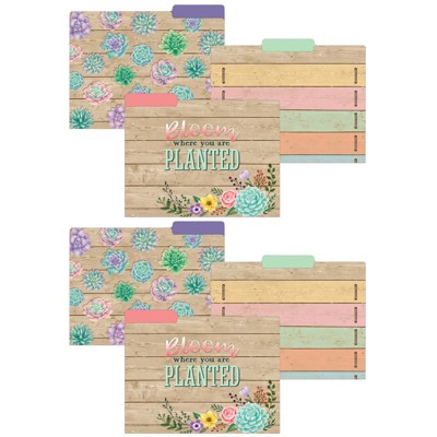 Teacher Created Resources® Rustic Bloom File Folders, 2 Packs