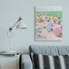 Stupell Industries Pastel Umbrella Filled Beach Watercolor Landscape - 2 of 4