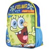 Nickelodeon SpongeBob Squarepants Backpack Awesome Cartoon Movie 16" School Bookbag Multicolored - 2 of 4