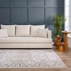 Hauteloom Divya Cream & Silver Blue Area Rug - 4 of 4
